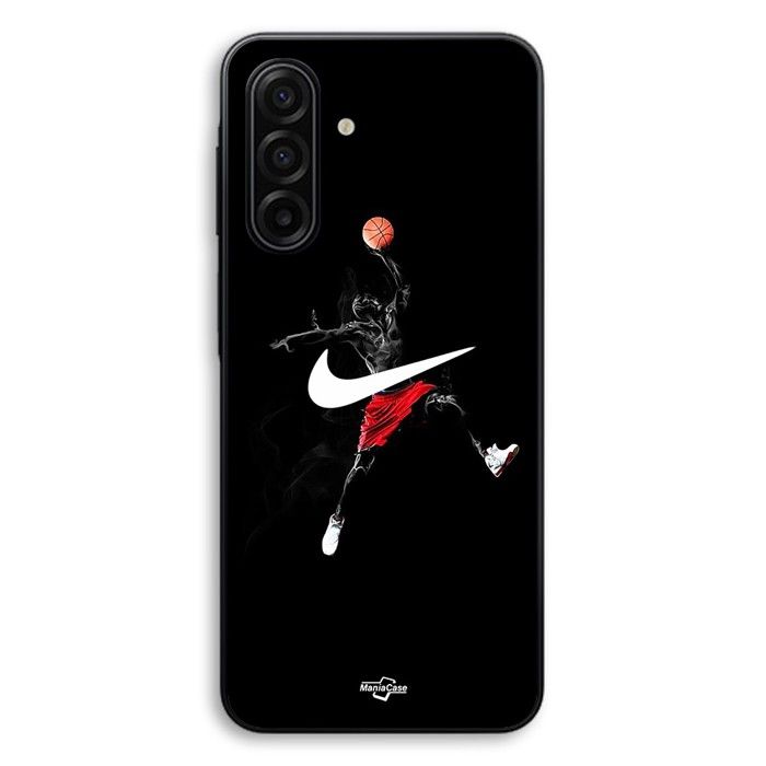 Hülle Für Samsung Galaxy A37 Nike Jordan Logo Schwarzer Hintergrund Maniacase