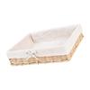 Cesto decorativo per ingresso Cesto portaoggetti intrecciato Scatola organizer per giocattoli cosmetici libri piccoli oggetti Cestino in corda di carta intrecciata
