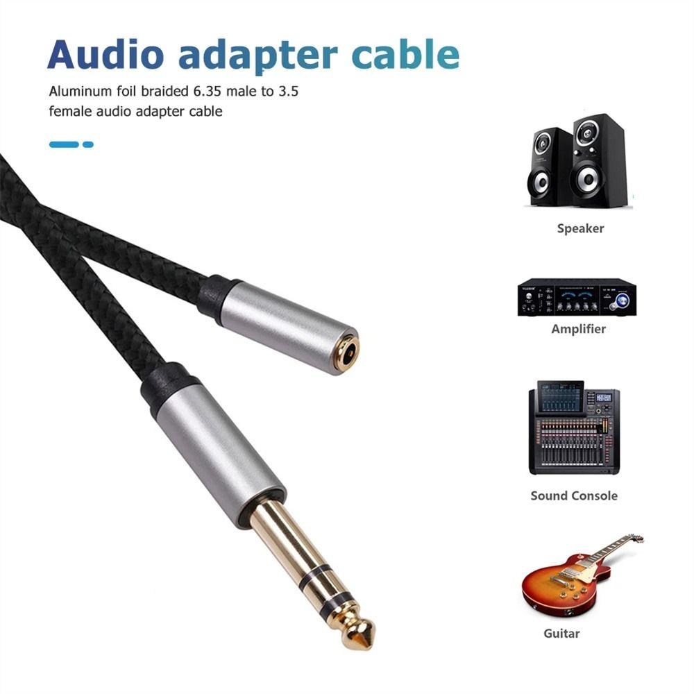 Converter Microphone Converter Aux Cable Microphone Recording Adapter AUX Cable Audio Cord