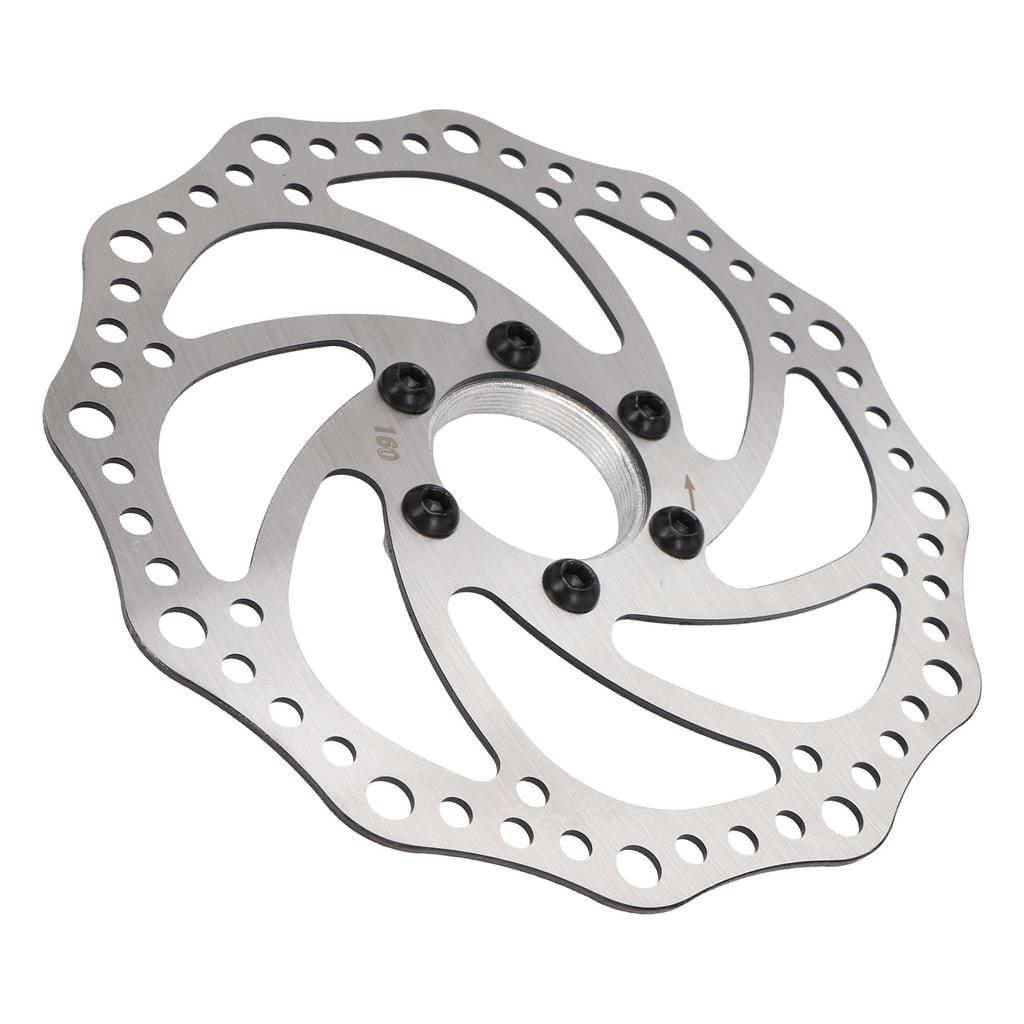Professionelle Mountainbike-Bremsscheibe Edelstahl Fahrradbremsscheibe Ersatzzubehör 160mm