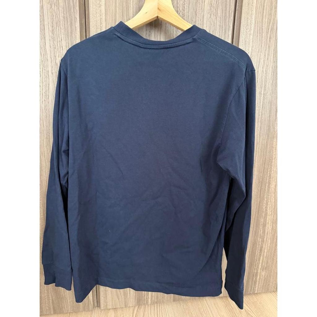 Used LACOSTE Lacoste Long Sleeve Outline Clock Long Sleeve T-shirt