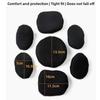 7pcs Soft Helmet Pads Flexible Helmet Lining New Shockproof Foam  For Motorcycle Bicycle