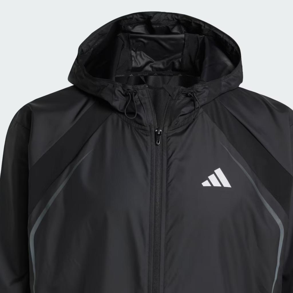adidas Jackets Men's Black Hooded Moderate Other JX0041