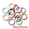 10pcs Random Mix Keychain Key Rings Lobster Clasps Hooks Heart Round Cat Shape  DIY Jewelry Making Findings Supplies