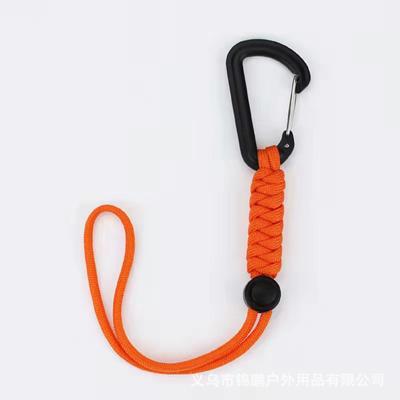 Outdoor Backpack Hooks, Climbing Carabiners, Hand-Knotted Paracord, Wilderness Emergency Paracord, Key Retention Lanyard