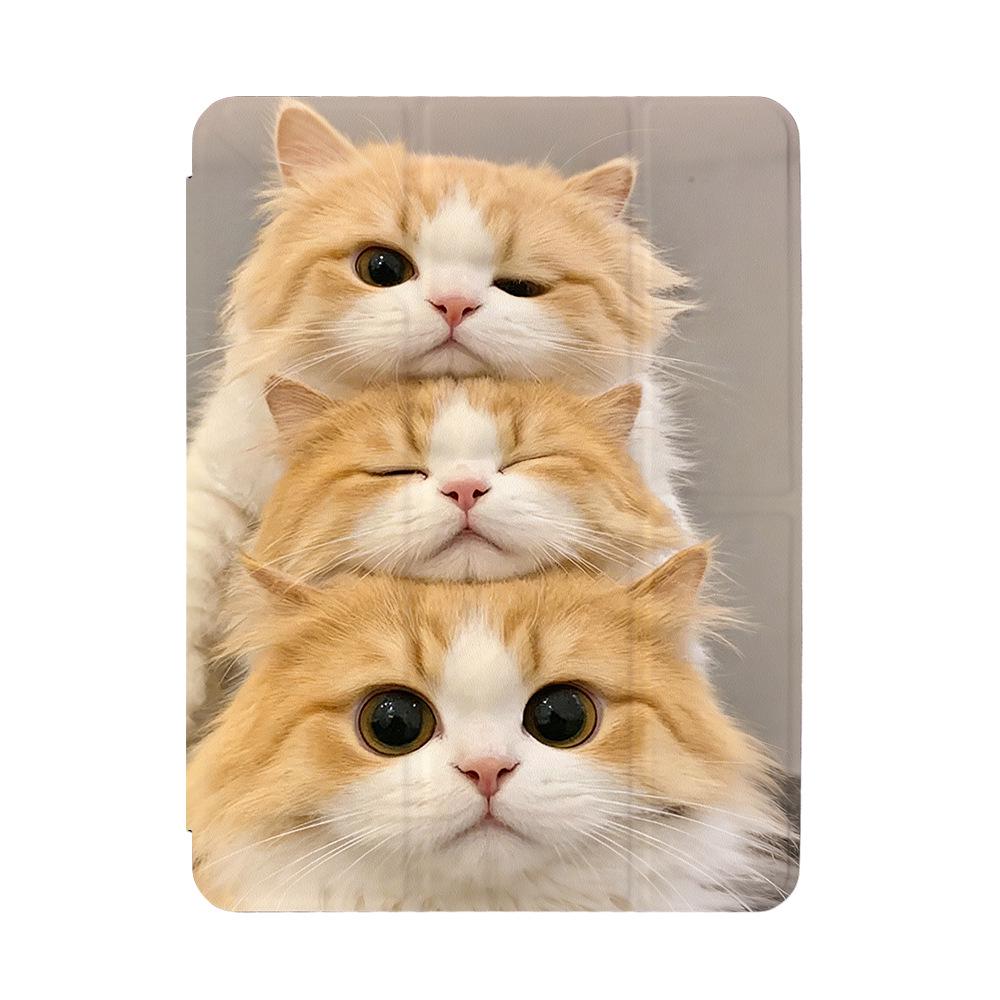 

11 iPad Pro/Air 4/5 Case: Y-Shaped Stand, Cute Pet Design, Full Coverage iPad Pro 4th Gen (2022, 11-inch)