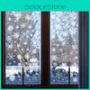 Christmas Snowflake Window Decals Set With Pvc Material For Display Festive