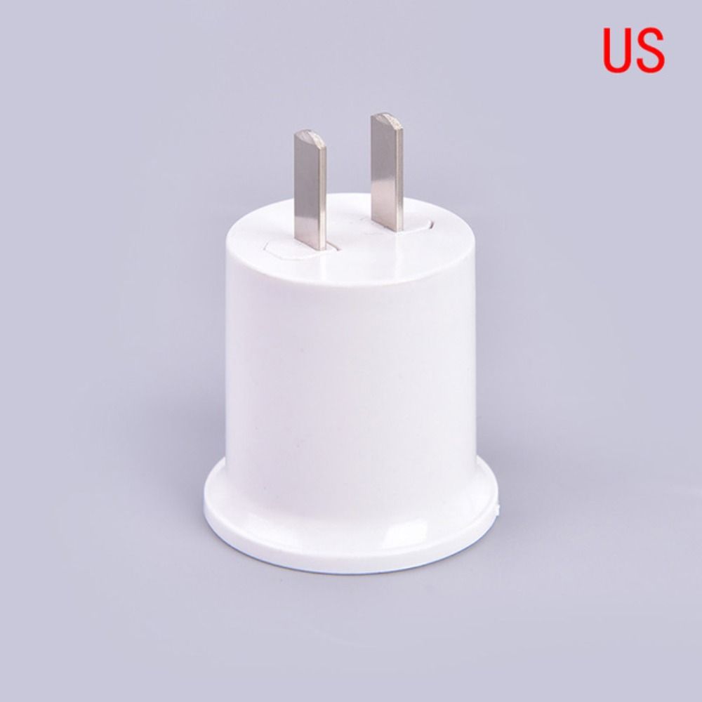 

White E27 Lamp Base High Temperature Resistant Bulb Adapter Durable Bulb Converter Kitchen US