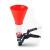 Fluid Funnel Set Adjustable Clamp Tool for Oil Coolant Transmission Car Truck Engine Safe Pouring No Drip Maintenance Gear
