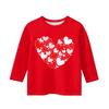 Print Tops For Youth Girls Round Neck 3/4 Sleeves T,Shirts Trendy Tops Outfit Tees