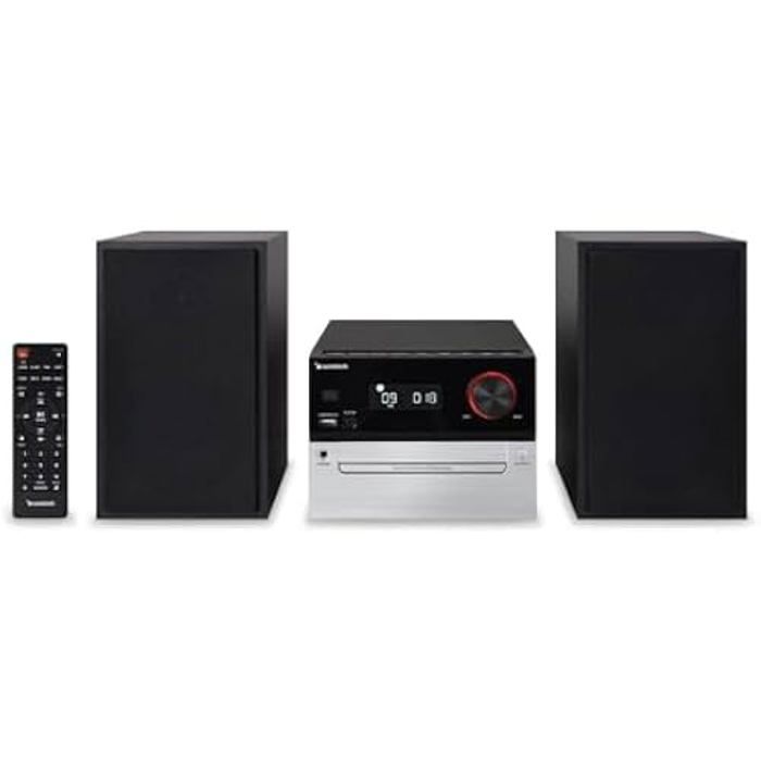 Microchaîne Hi-Fi - SUNSTECH - Bluetooth 5.3 - Écran LCD - Puissance 30W - Tuner FM Numérique