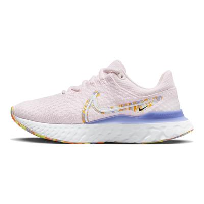 React Infinity Run Flyknit 3 Premium Hellrosa Marmor Damen Sneaker University-Gold Hell-Distelweiß DO9477-600