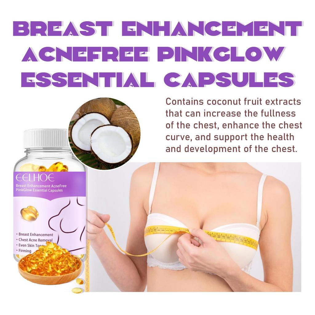 EELHOE BREAST CAPSULES Bust Firming Firming Firming Plumping Moisturizing Bust Care Capsules
