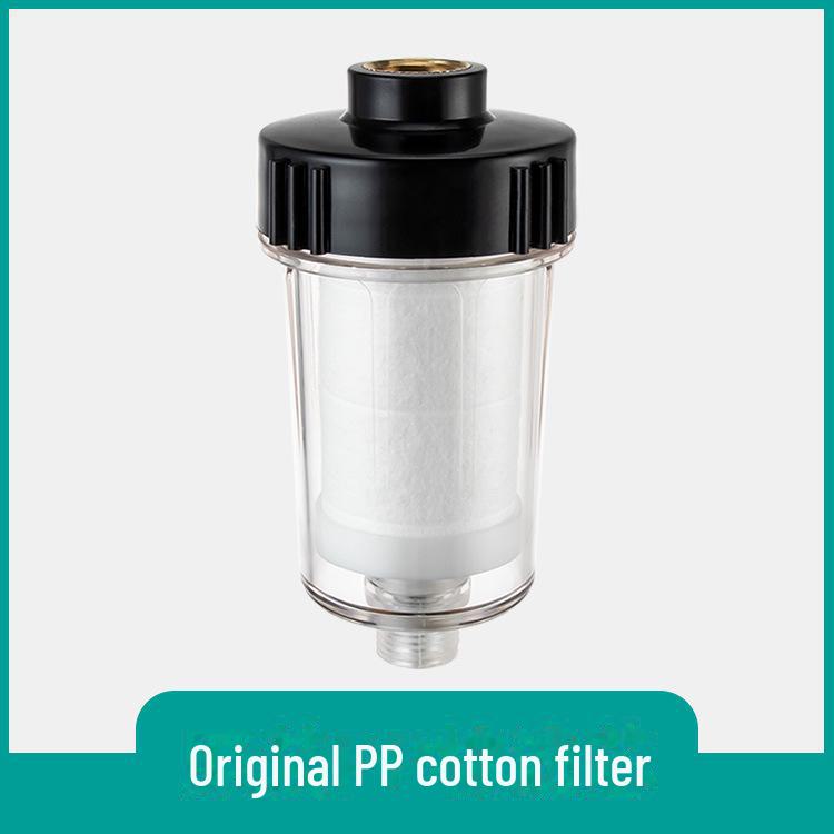 Avancerat tvättmaskinsduschblandare förfilter med keramisk kärna och PP-bomull