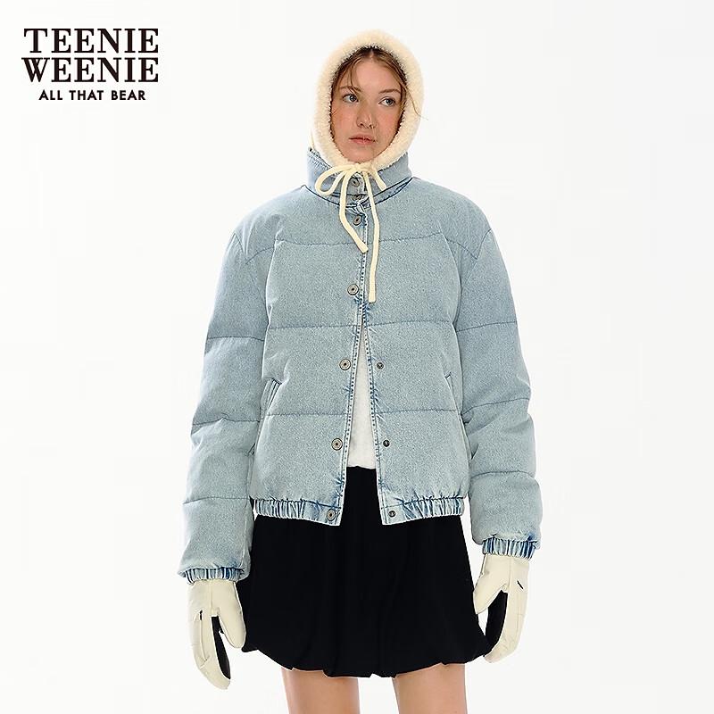 

Teenie Weenie Women s Bear Print Stand Collar Down Jacket S
