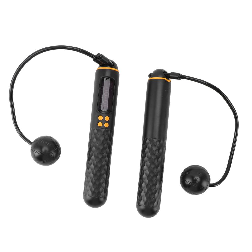 Jump Rope with Counter Weighted Jump Rope for Fitness Rechargeable Cordless Skipping Rope for Men Women Kids Fitness