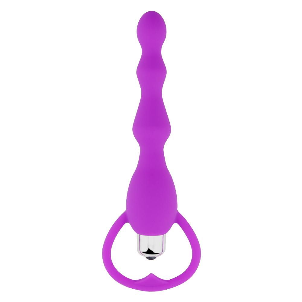 Vibrating Protaste Massager Anal Beads Vibrator Butt Plug Sex Toy for Men Women Silicone Anales Trainer Fun Toys for Beginners