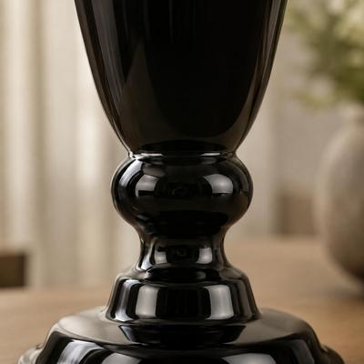 French Design Vase High-End Goblet Vase Home Decor Matte Finish Waterproof for Entryway