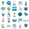 50 Global Warming Graffiti Stickers for Kids - Environmental Protection, Decoration, and Skateboard/Luggage Personalization