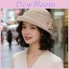 Peony Sun Hat For Women With Breathable Cotton Linen For Sun Protection And Vintage Style