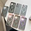 Skin-friendly simple matte case, suitable for iPhone16Pro max mobile phone case, Apple 17 question mark magnetic case 14/15.