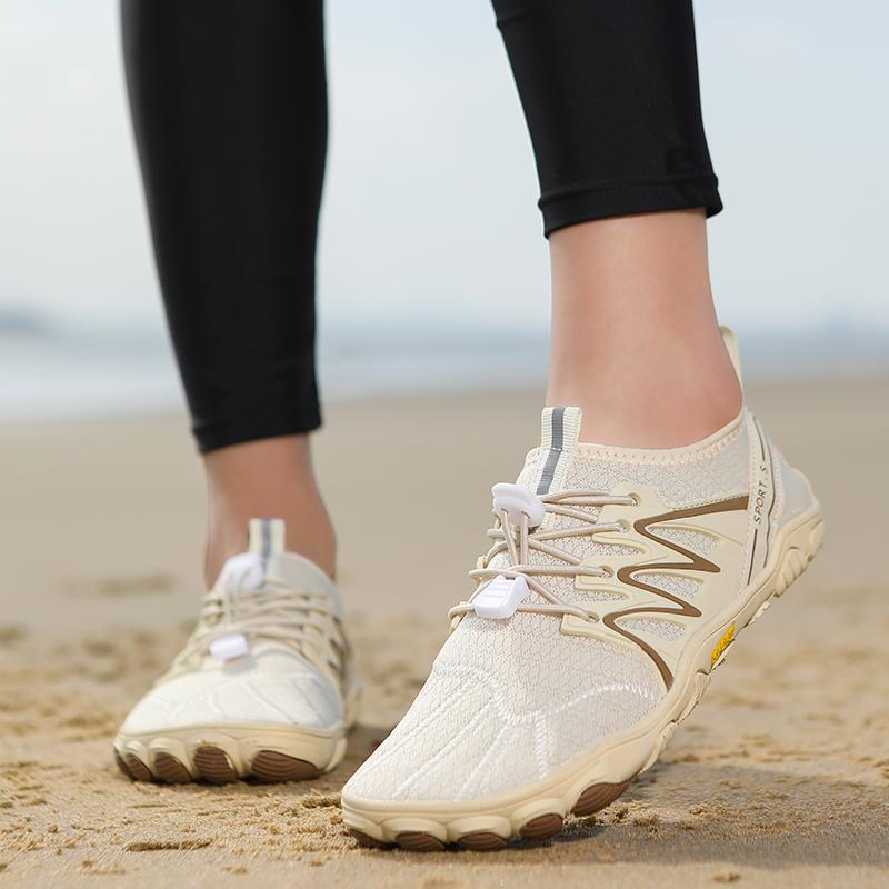 Schnelltrocknende Strandwatschuhe Unisex Atmungsaktive Wassersport-Schuhe Rutschfeste Weiche Sohle Wasserschuhe zum Surfen Angeln