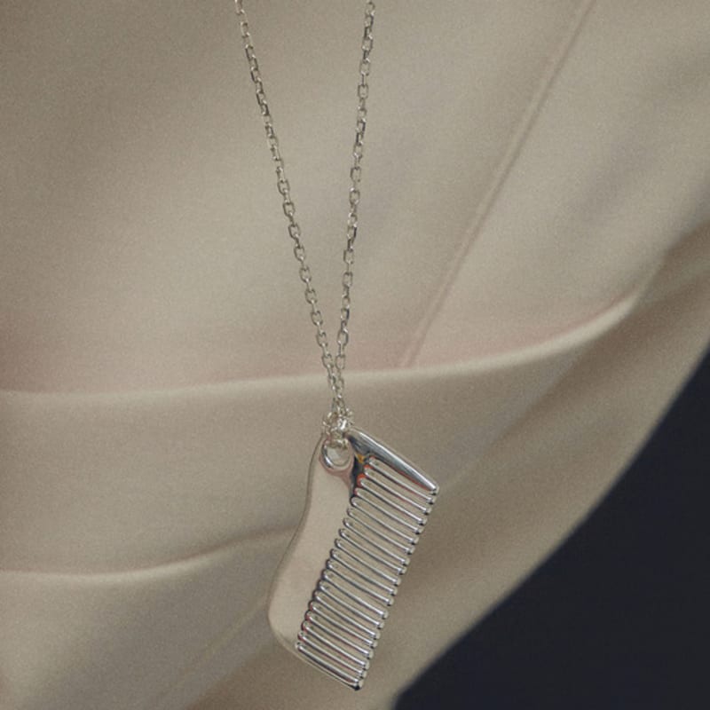 

viollina Pebble Comb Necklace silver