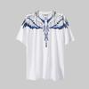 MB Gradient Wings T Shirt Men Women Loose Casual Short Sleeve Tee