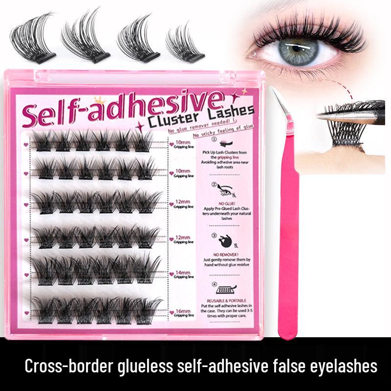 

Cross-Border Self-Adhesive False Lashes: Glue-Free, Easy to Apply, and Remove