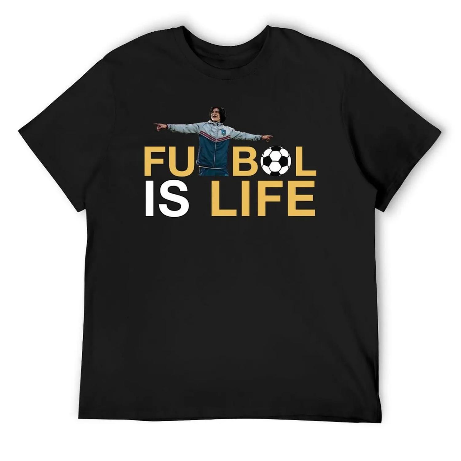 FUTBOL IS LIFE T-Shirt graphic t shirts anime figures summer clothes anime Men s clothing S