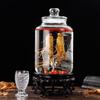Glas-Infusionsbehälter mit Zapfhahn: 10-20 Jin Versiegelte Enzym- und Kimchi-Weinlagerung