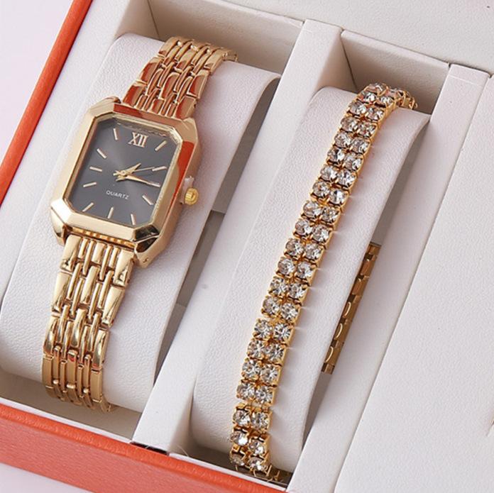 

Viral Trends Square Ladies Quartz Fashion Steel Strap Women S Watch large price