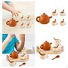 Afternoon Tea Party Toy Children Early Learn Simulation Silicone Kitchen Playset Role Play