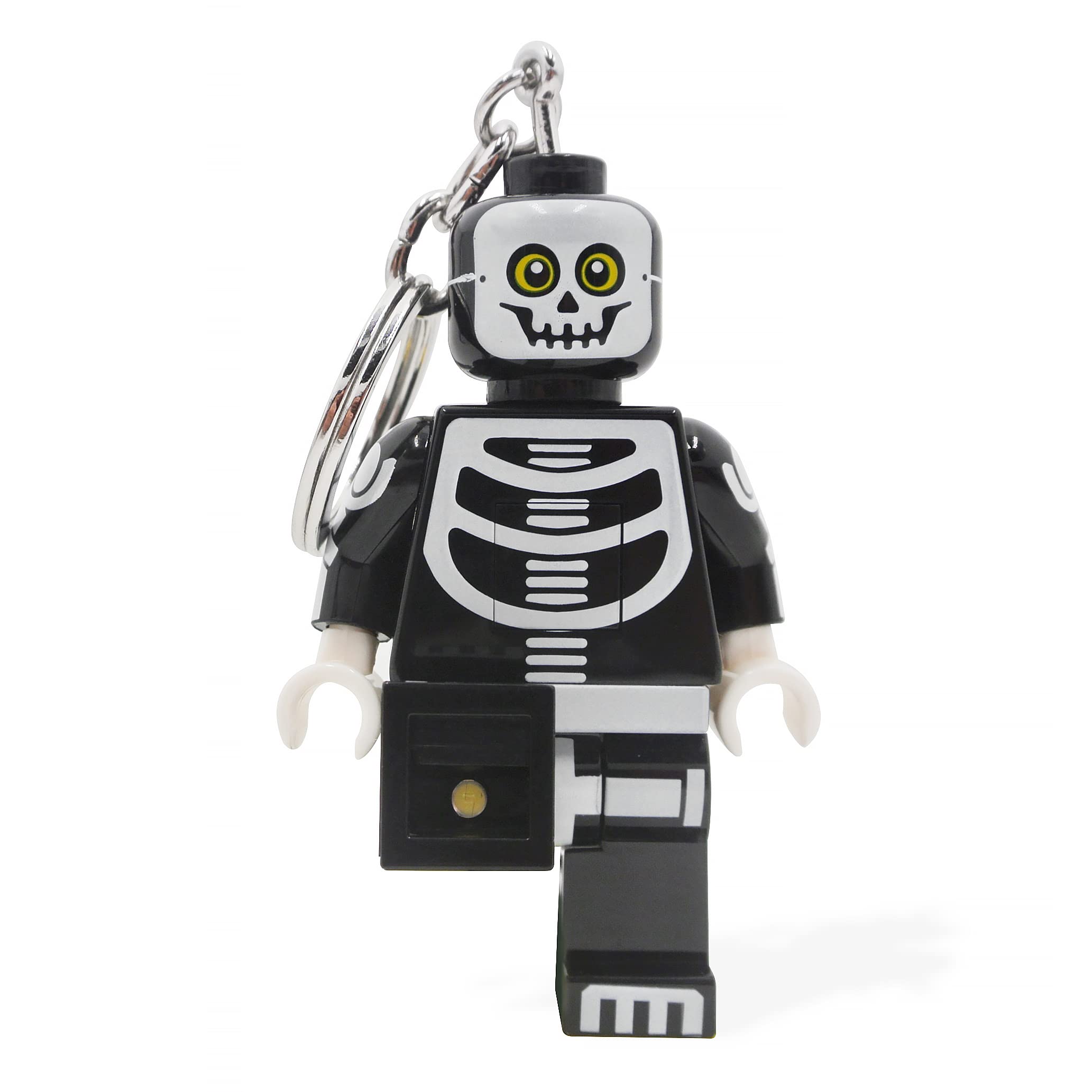 

IQ Monster Fighter Skeleton Keychain with LED Keychain Light, Building Blocks, Toy Doll, Articulated Mini Figure