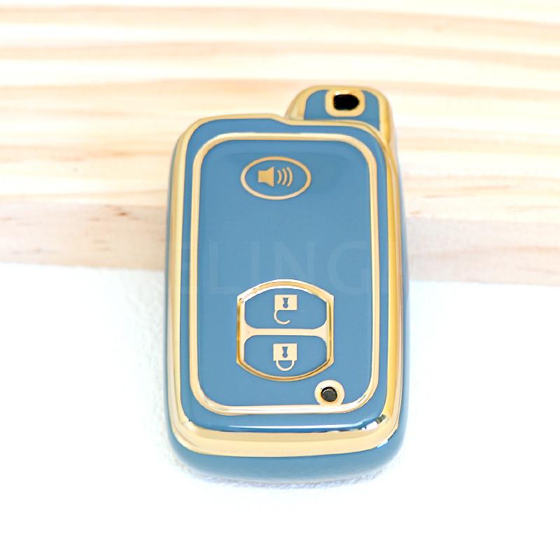 TPU Car Key Case Cover for Toyota Camry Crown Majesta Highlander Land Cruiser Prado Kluger Mark X Subaru Foreste XV Protector