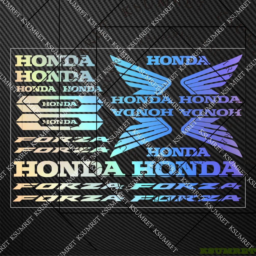 For Honda Forza Stickers Motorcycle Sticker Forza 350 750 Skateboard Helmet Fuel Tank Tail Box Decals XL7 wsvj7