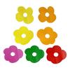 Acrylic Flower Coaster Heat-Resistant Cute Clear Cup Mat for Desk Kitchen Living Room Waterproof Non-Slip Reusable Drink Mat for Mugs