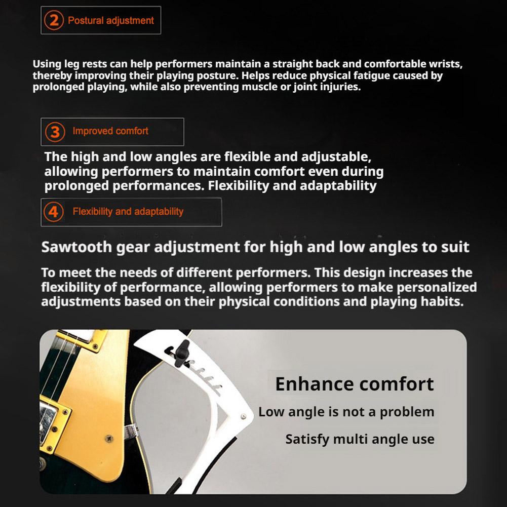 Electric Wood Guitar Leg Rest Labor-saving And Comfortable Instrument One Use Lasting Without N D4G4