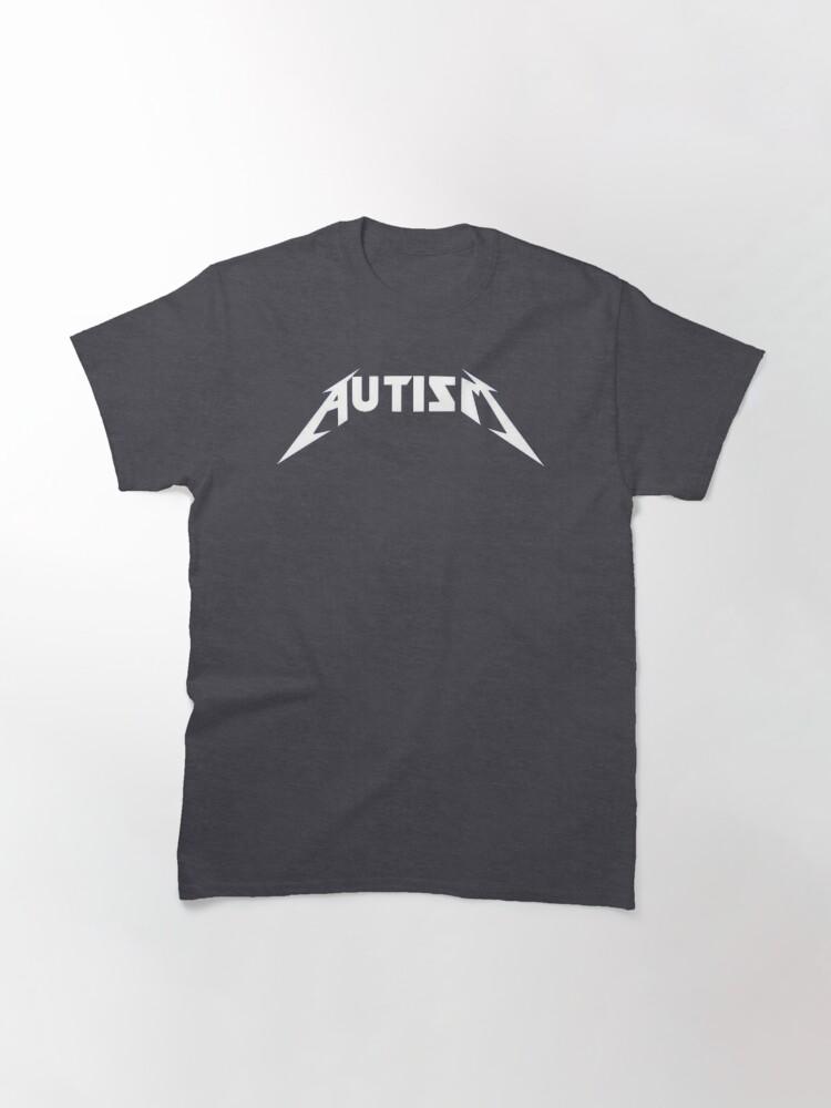 Autism metal font Classic T-Shirt