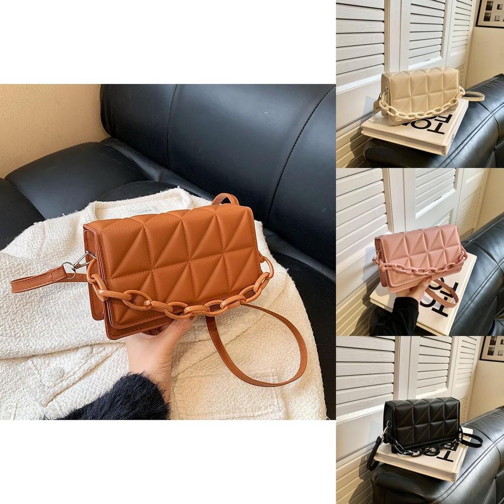 Stylish Korean Diamond Quilted Crossbody Bag For Women In Trendy Colors For Everyday Use