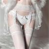 Sex Stockings Sexy Lace Suspenders Integrated Socks Underwear Black Silk White Stockings Night Free Pantyhose Stockings Stockings