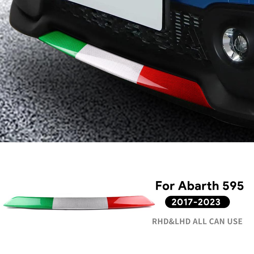 Real Hard Carbon Fiber For Abarth 595 695 2017 2018 2019 2020 2025 2025 2025 Car Front Bumper Decorarion Dry Carbon Accessories