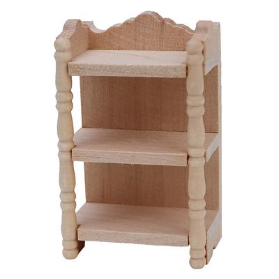 1:12 Domeček pro panenky Miniaturní úložný stojan Displejový stojan Skříňka Skříňka Model nábytku Dekorace Hračka Příslušenství pro domeček pro panenky