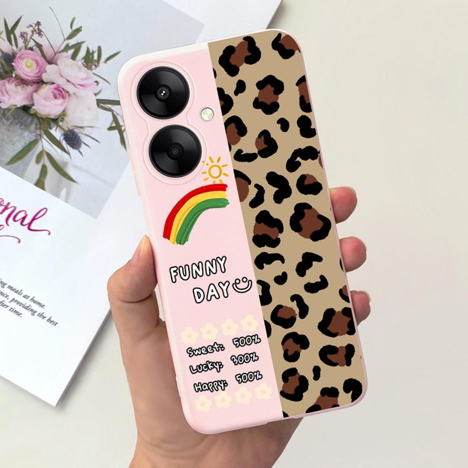 For Xiaomi Redmi 13C 5G Redmi 13R 5G Case Soft Silicone Phone Cases Butterfly Cactus CAPA For Redmi13C Redmi13R 5G Funda Bumper