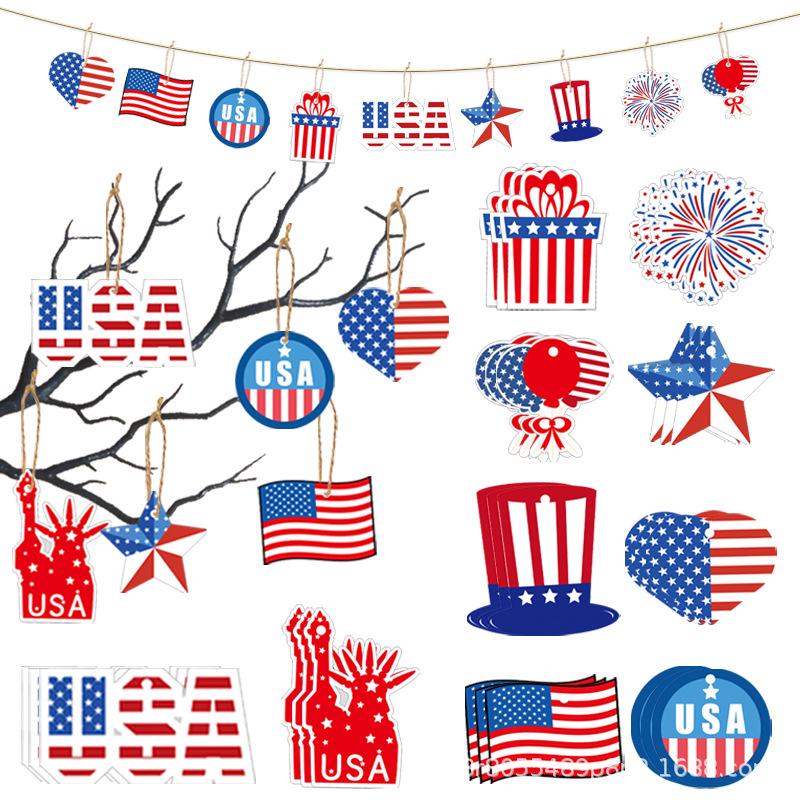 USA Independence Day Star Pendant Decoration