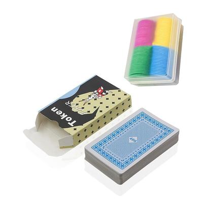 1 Deck of Ultra - Thin Poker Cards and 50 Round Game Props for Board Games and Magic - A Casual Entertainment Set, Compact and Easy To Store