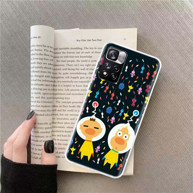 Game Pikmin 4 Phone Case For Redmi Note 13 12 Pro Plus 14 15 Pro 5G 11 11T 11E 11S 10 Pro 10S 9 9S Cover Cell Clear TPU Capa Cas