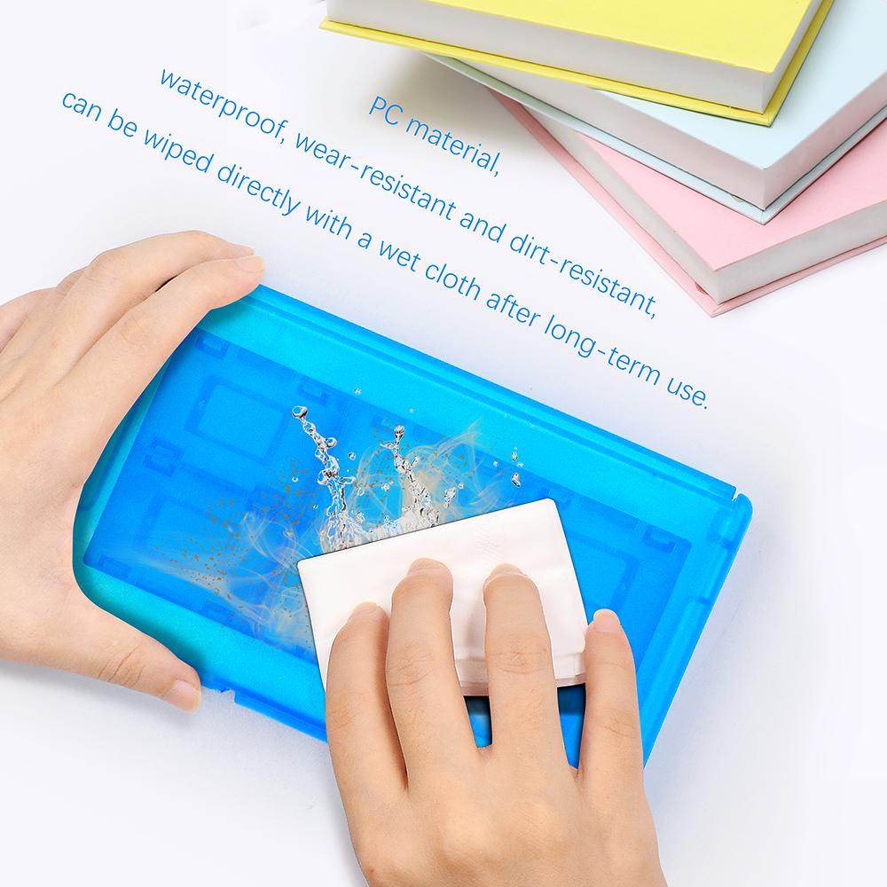 1pc Portable Switch Cartridge Case, Dust & Scratch Proof Holder for Travel, Fits Switch OLED Lite, Game Card Organizer