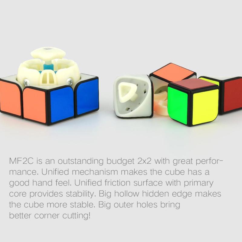 Moyu Meilong 2x2 Speed Magic Cube Professional Smooth Magic Cube Puzzle Toys For Kids