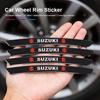 GMRT3 4 Bucăți Autocolant 3D din Aluminiu pentru Butuc Roată Mașină Bandă Decorativă Anvelopă Pentru Swift Vitara Baleno Jimny Samurai SX4 Alto Splash Kaiser